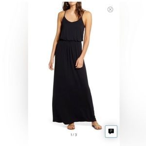 Lush Black Maxi Dress size L